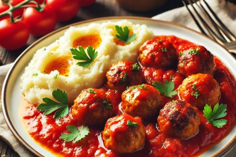 Ćufte u Sosu od Paradajza – Klasični Porodični Obrok