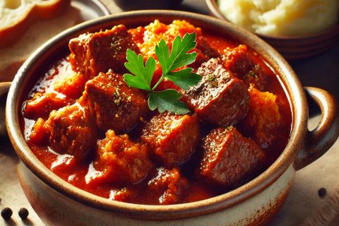 Domaći Teleći Gulaš – Tradicionalno Kuvano Jelo