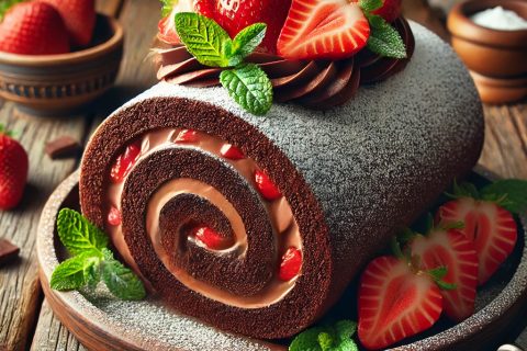 🍫 Tornado Čokoladni Rolat – Neodoljiv i Kremast Dezert!