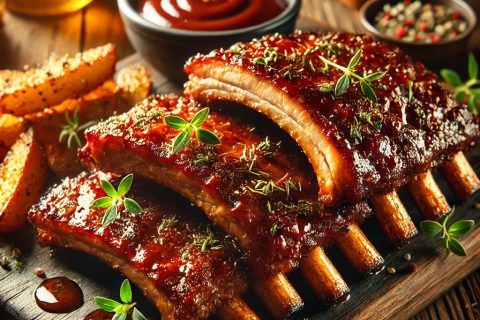 🍖 Karamelizovana Svinjska Rebarca iz Rerne – Mekana i Sočna!