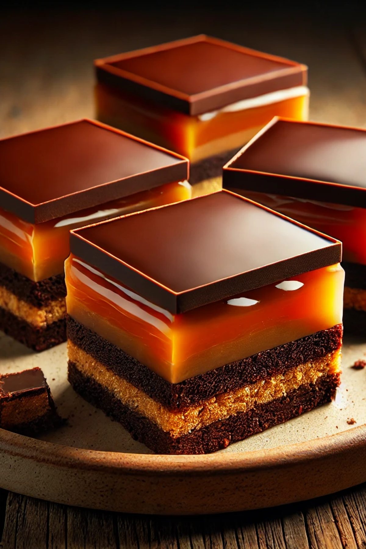 Slika jela 🍫 Čoko Karamel Kocke – Neodoljiv Desert bez Pečenja!