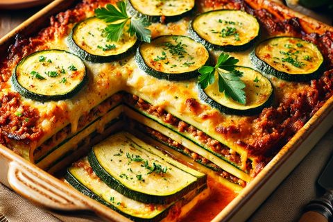 🥘 Zapečena Musaka sa Tikvicama i Mlevenim Mesom