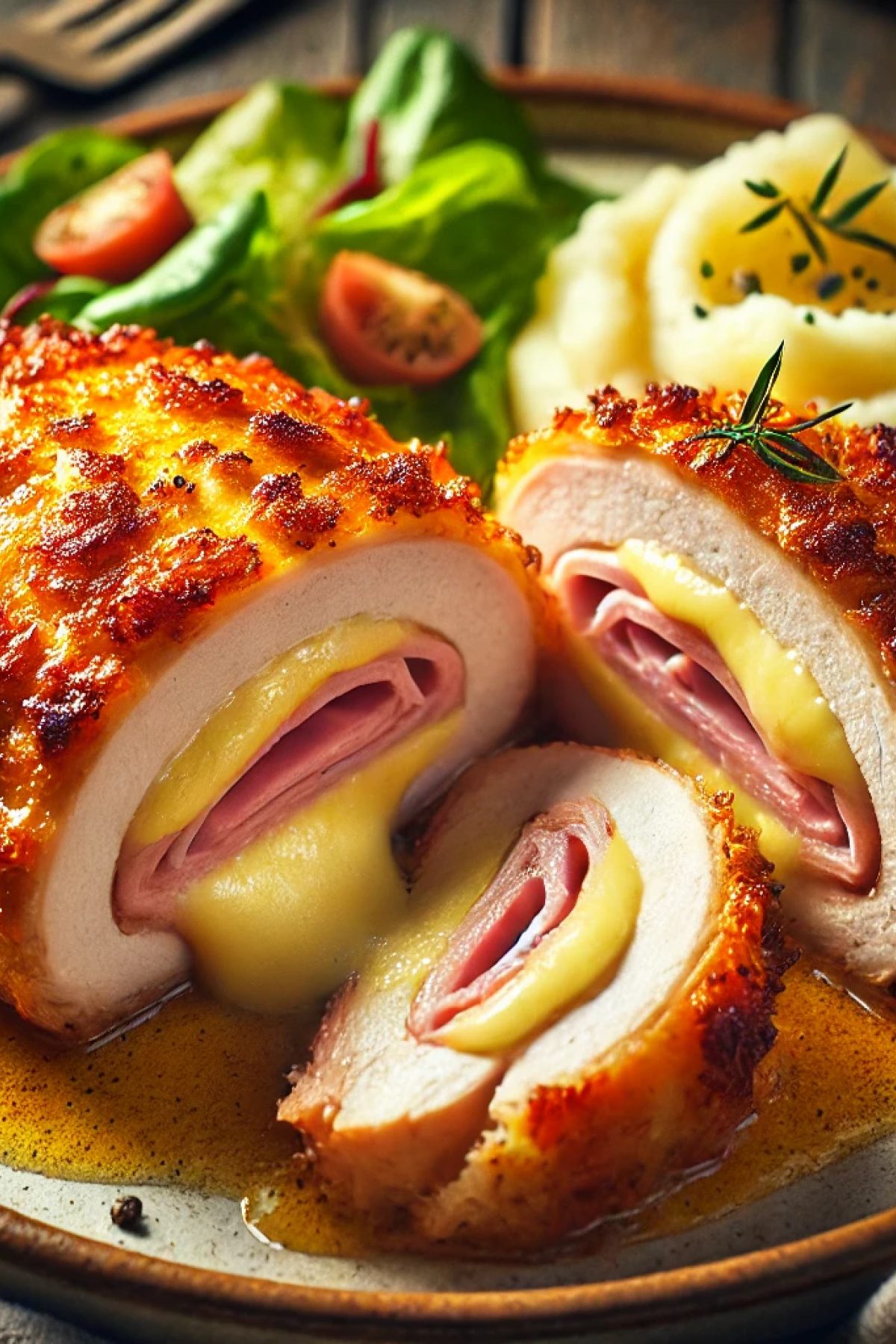 Slika jela 🍗 Punjeni Pileći File u Hrskavoj Korici