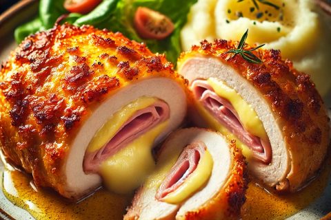 🍗 Punjeni Pileći File u Hrskavoj Korici