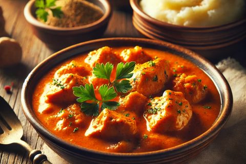 🥘 Kremasti Pileći Paprikaš – Tradicionalni Užitak na Kašiku