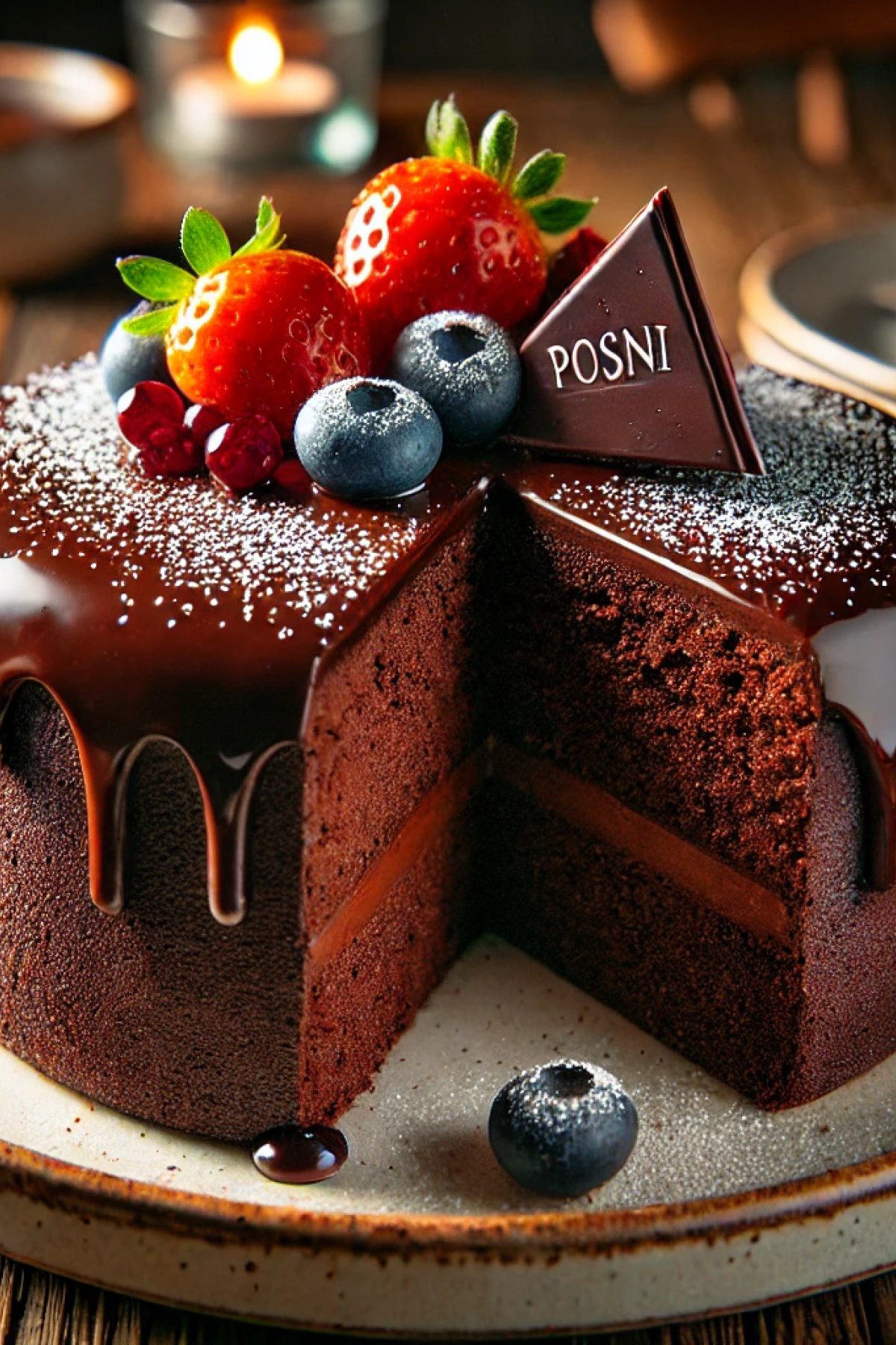 Slika jela 🍫 Posni čokoladni kolač – Mekan, sočan i pun ukusa