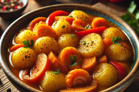 🥘 Posni krompir paprikaš – Ukusno i zasitno jelo