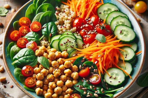 🥗 Proteinska posna obrok salata