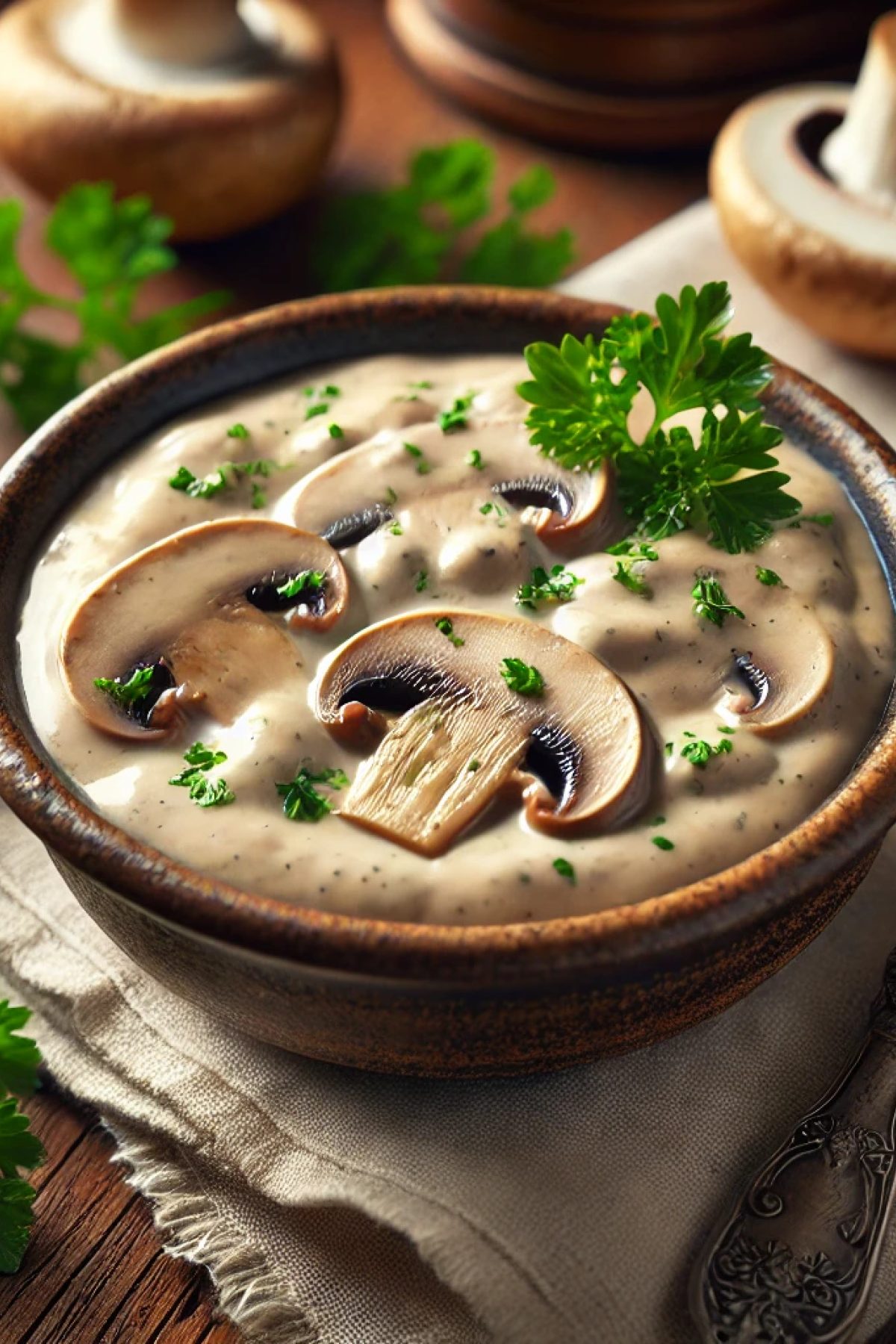 Slika jela 🍄 Kremasti sos od pečuraka – Savršen dodatak svakom jelu