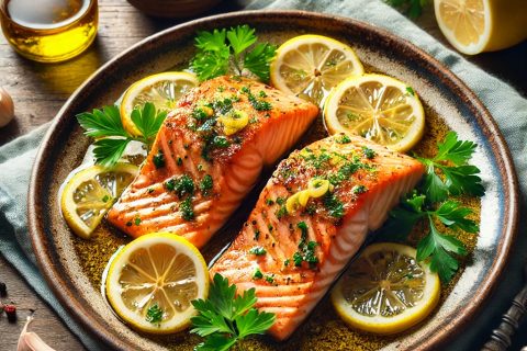 🐟 Fileti lososa u marinadi od limuna i belog luka – lagan i elegantan obrok