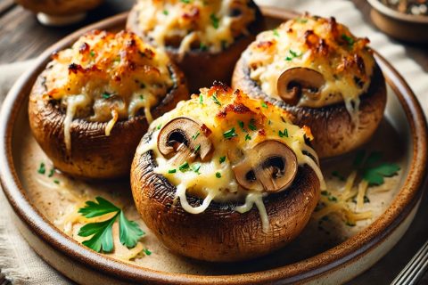 🧀 Zapečene punjene pečurke – Toplo predjelo koje se topi u ustima