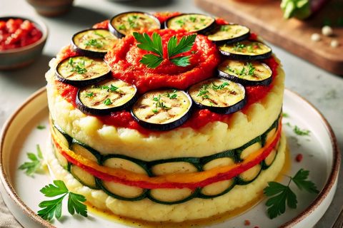 🥔 Posna torta od krompira i ajvara – Savršena za prazničnu trpezu