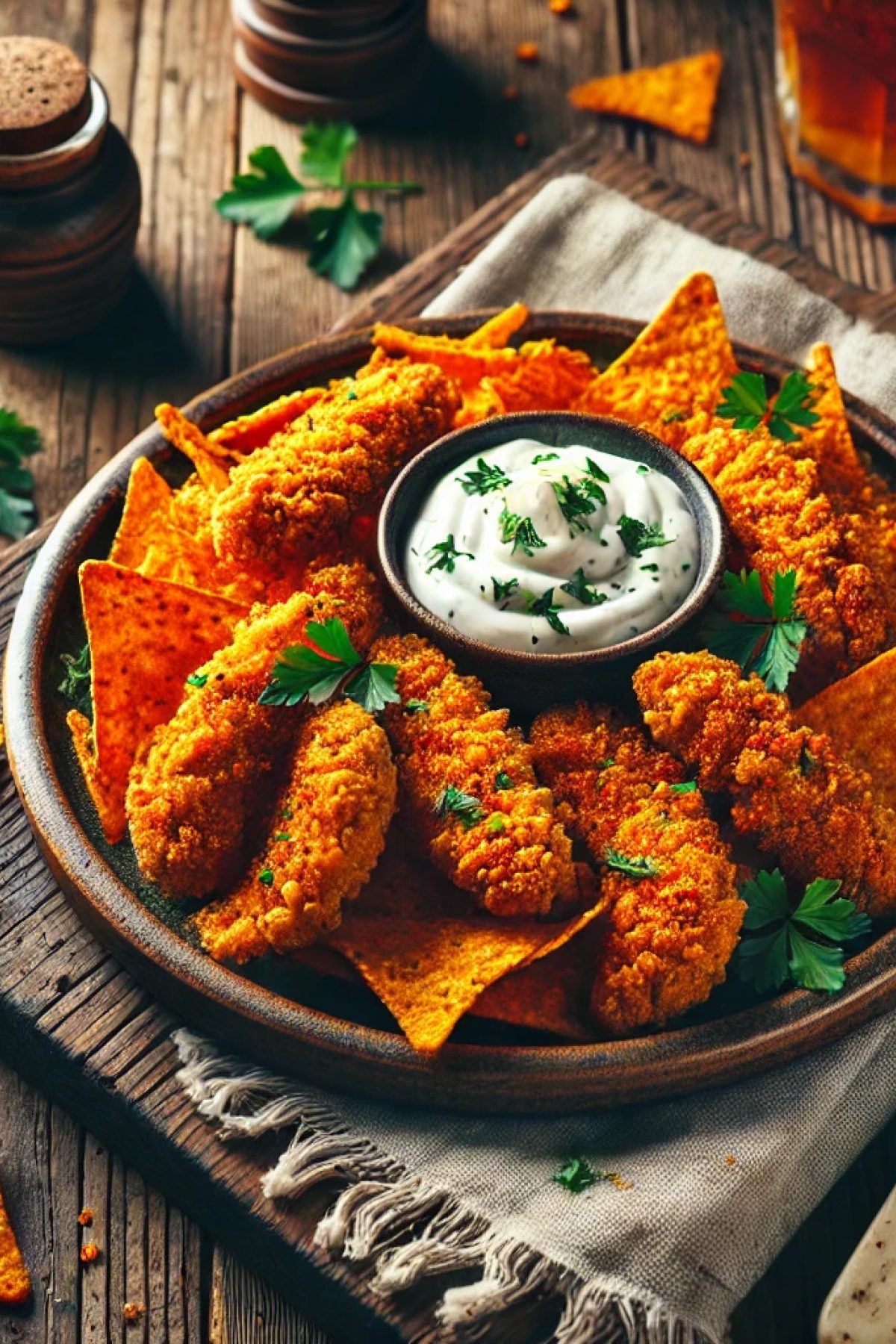 Slika jela š„ Hrskavi PileÄi Å tapiÄi u Doritos Paniranju