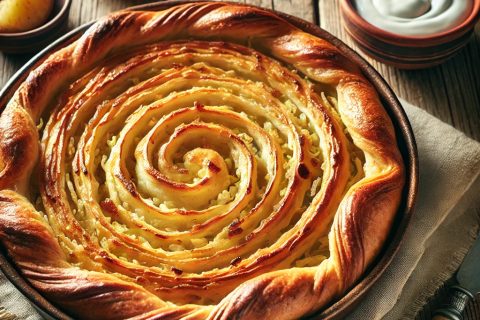 Krompiruša – Domaća pita sa krompirom i lukom