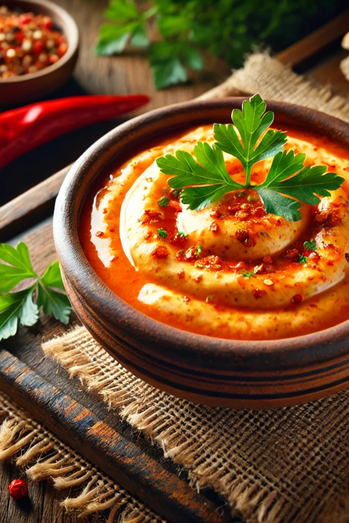Slika jela 🌶️ Urnebes Sos – Pikantni dodatak koji podiže svako jelo