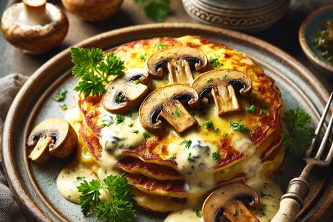 🥘 Zapečene palačinke sa pečurkama i sirom