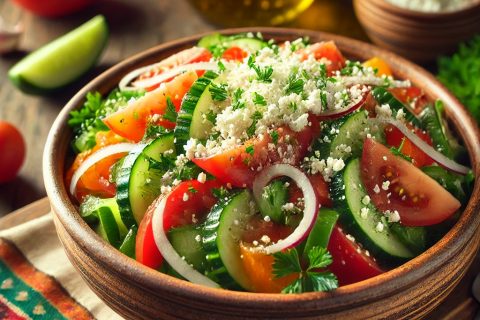 🥗 Šopska salata – Tradicionalno osveženje iz regiona