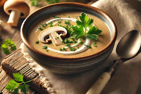 🍄 Krem čorba od šampinjona – Nežno, toplo i ukusno predjelo