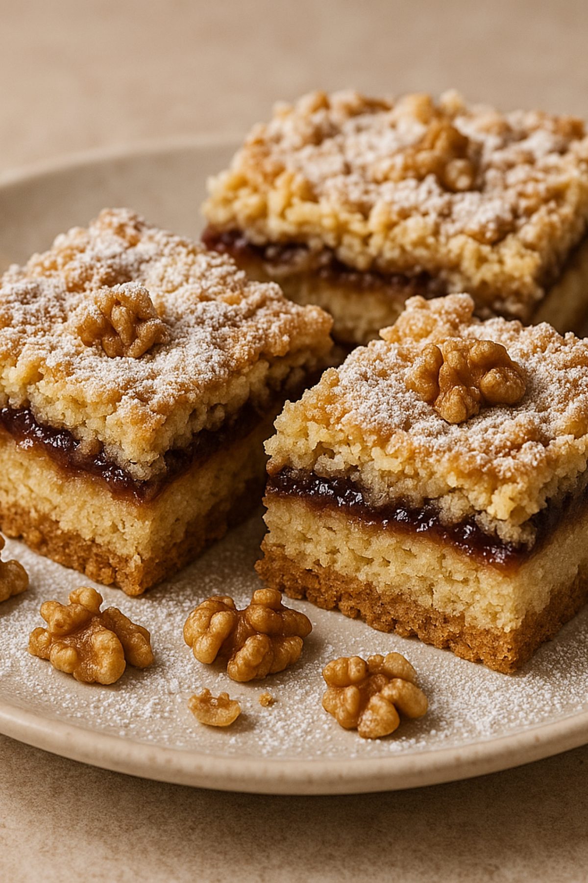 Slika jela 🍰 Starinski kolač sa orasima i džemom (bakina verzija)