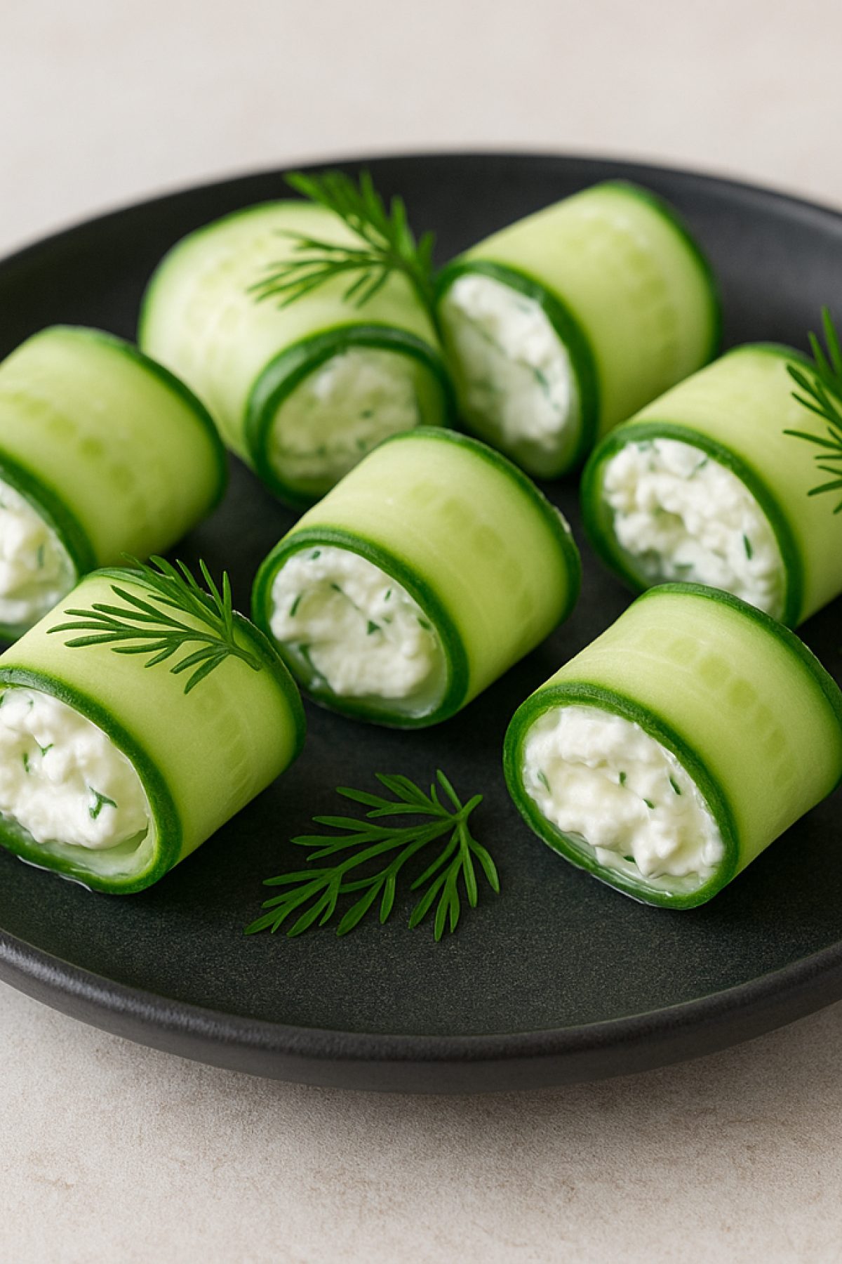 Slika jela 🧀🥒 Rolnice sa sirom i krastavcem