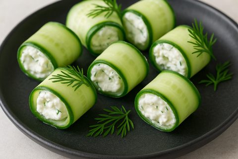 🧀🥒 Rolnice sa sirom i krastavcem