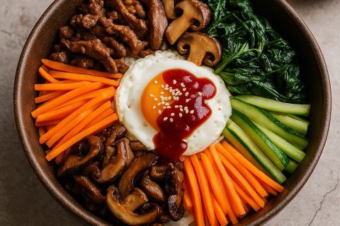 🍲 Bibimbap – korejska činija ukusa