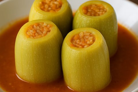🥒🥕 Posne punjene tikvice sa pirinčem i šargarepom