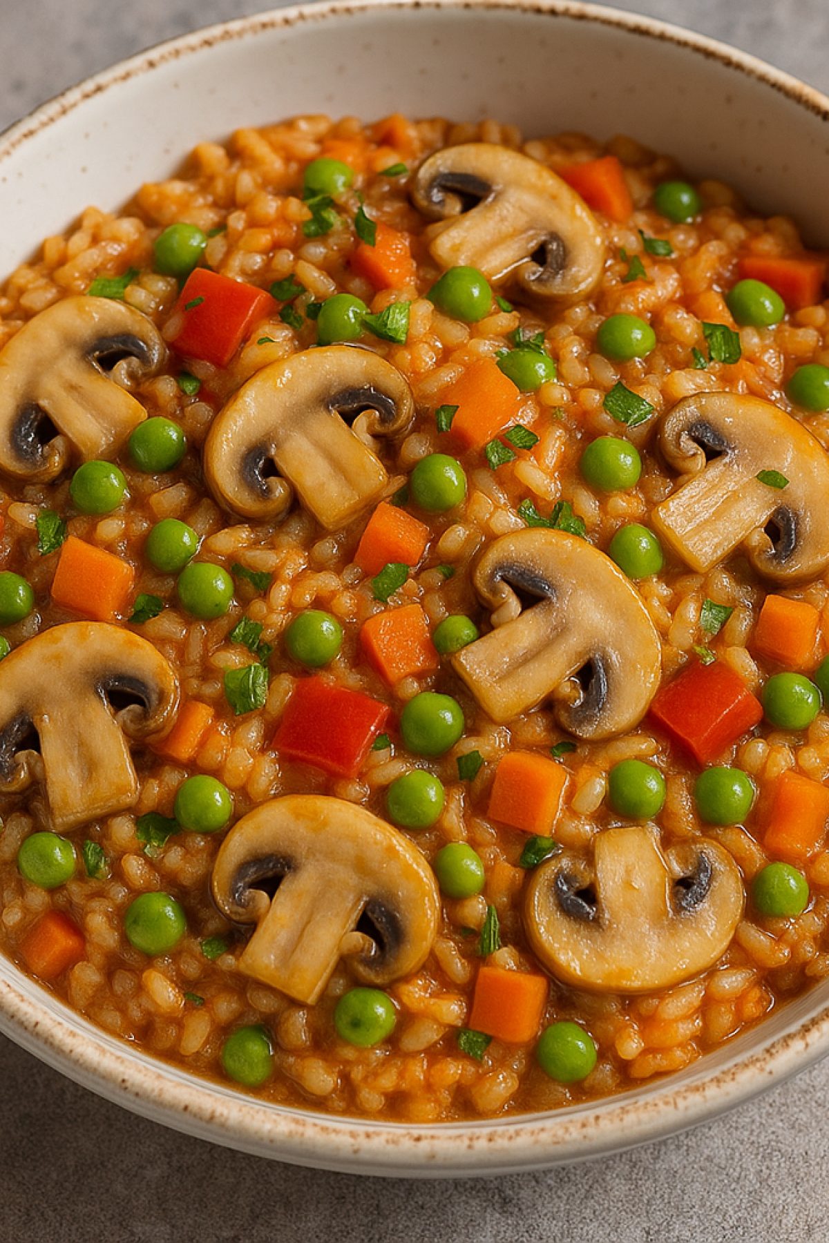 Slika jela 🍄🥘 Posni đuveč sa pečurkama