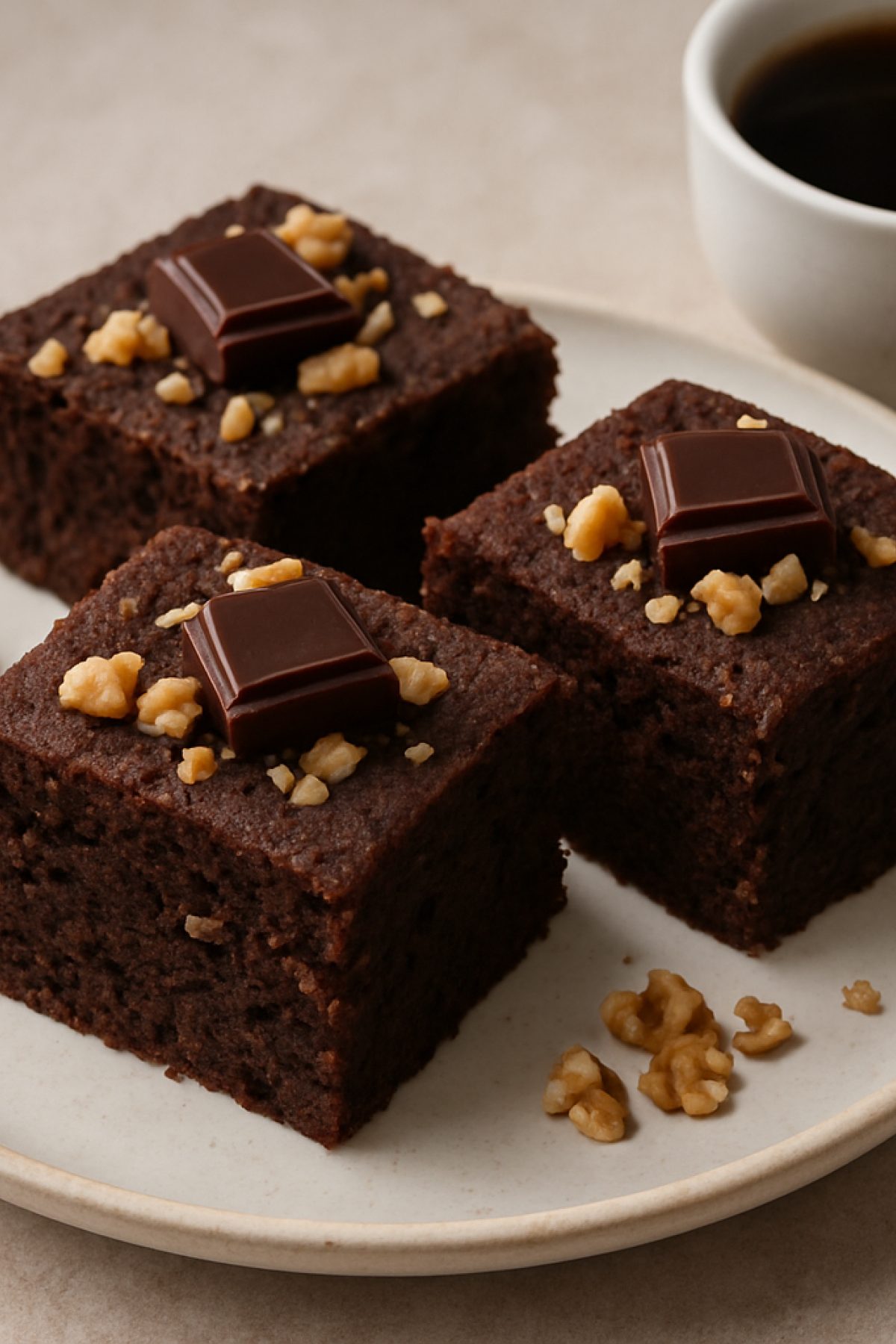 Slika jela 🍫☕ Posni čokoladni kolač sa kafom i orasima