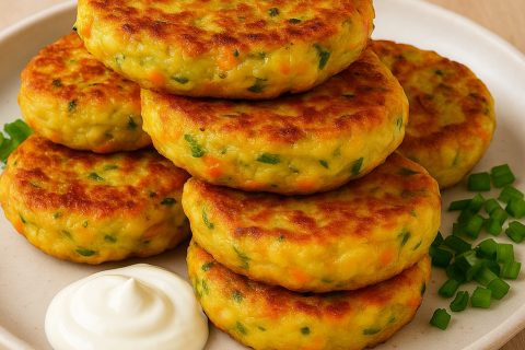 🥕🥒 Zapečene povrćne pljeskavice – hrskave, lagane i bez mesa!