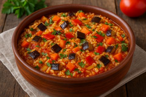 🍆🍅 Posni đuveč sa povrćem – bogat, sočan i bez mesa