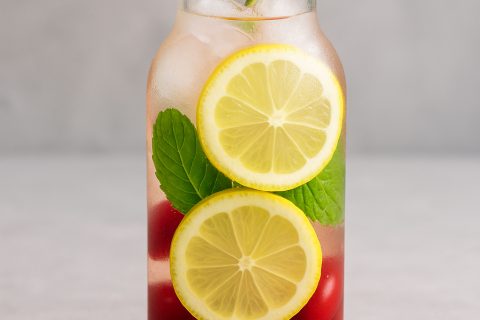 💧🍒 Detox voda sa drenjinama i limunom