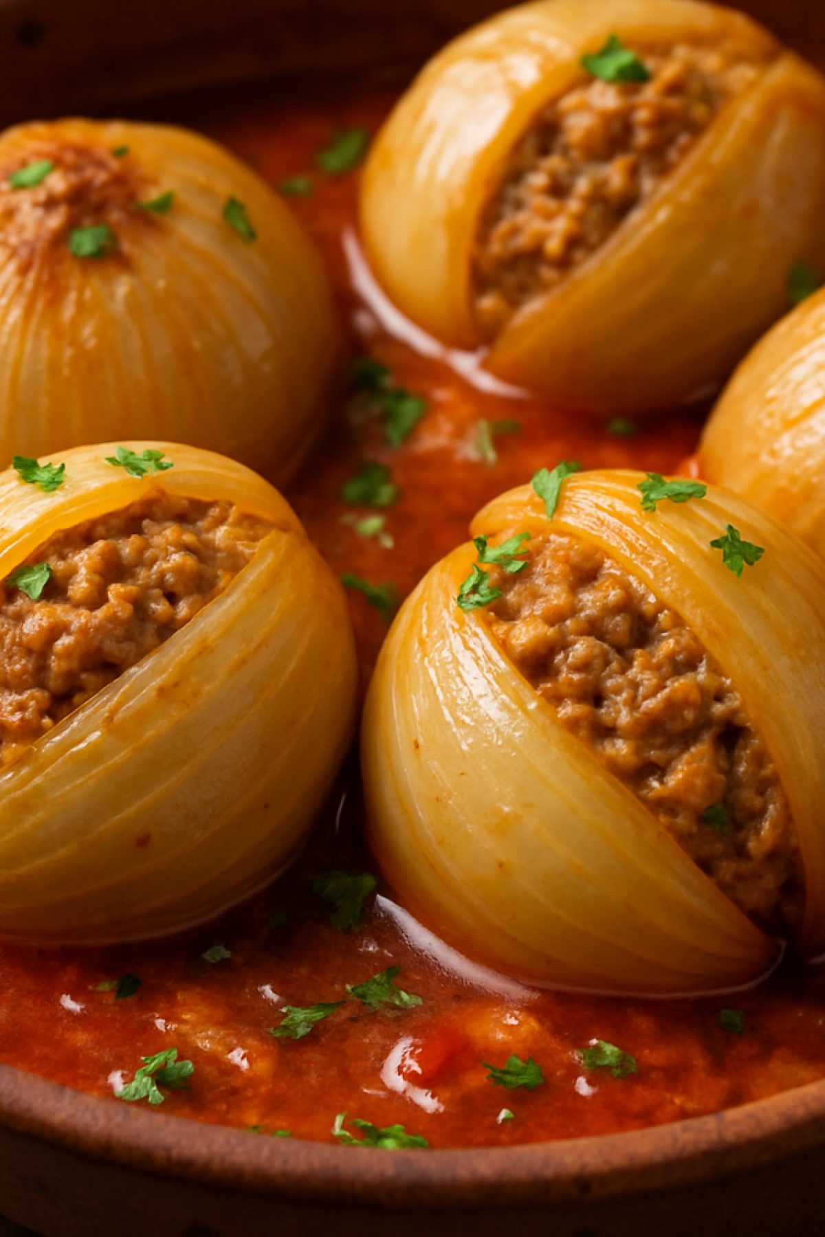 Slika jela 🧅 Sogan-dolma – punjeni crni luk, mek kao puter i pun ukusa