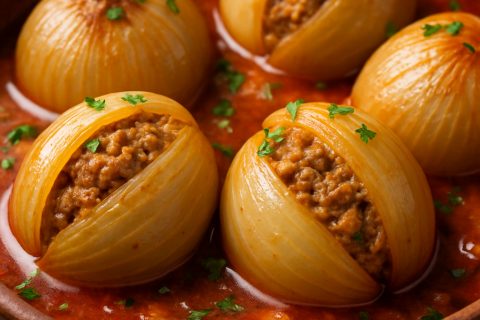 🧅 Sogan-dolma – punjeni crni luk, mek kao puter i pun ukusa