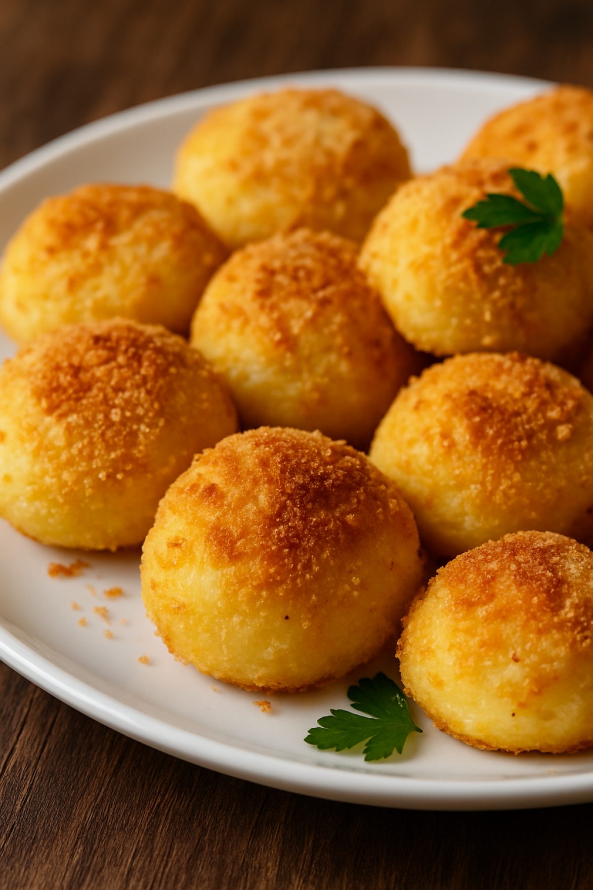 Slika jela 🧀 Hrskavi zalogaji od sira i krompira – pečeni, ne prženi