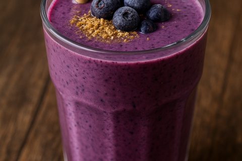 🫐 Purple bomba – smuti od borovnica, banane i lana