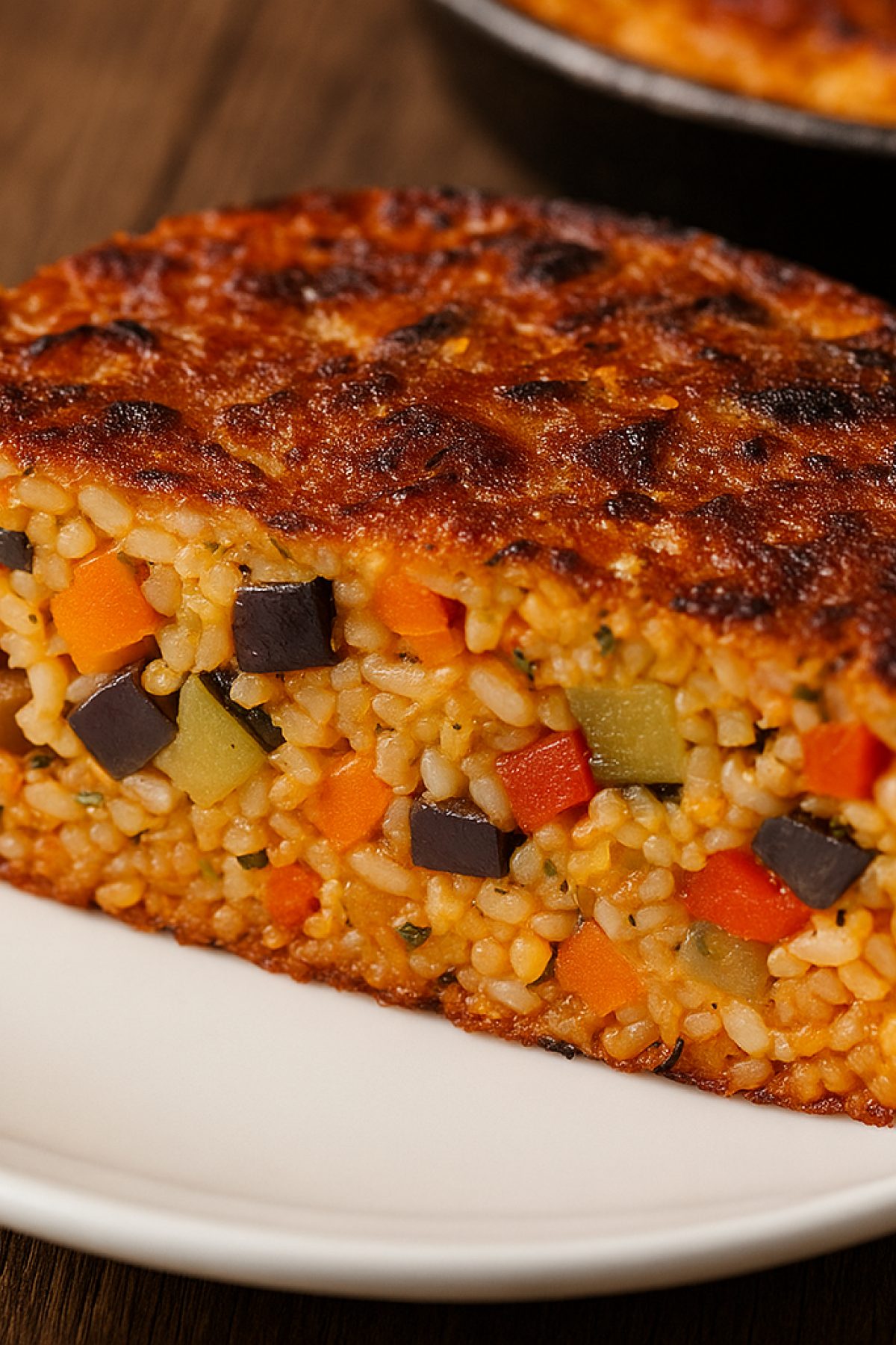 Slika jela 🥕 Posna đuveč torta – slojevita, zapečena i puna povrća