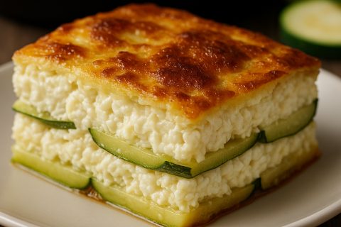 🧀 Musaka od tikvica i sira (bez mesa) – slojevito, kremasto, zapečeno