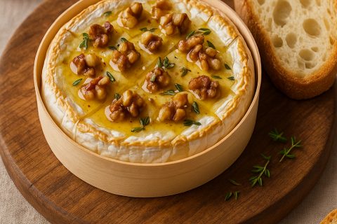 🧀 Zapečeni camembert sa medom i orasima – mekano, toplo, kremasto i brutalno fino