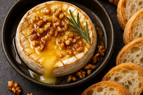 🧀 Zapečeni sir sa medom i orasima – slano-slatka bomba za početak svakog obroka
