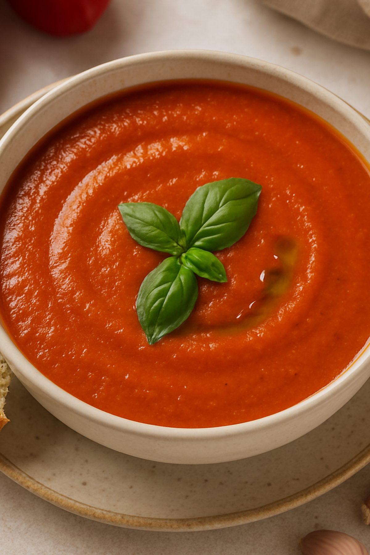 Slika jela 🍅 Paradajz čorba s pečenim paprikama – baršunasta, slatkasta, miriše na leto