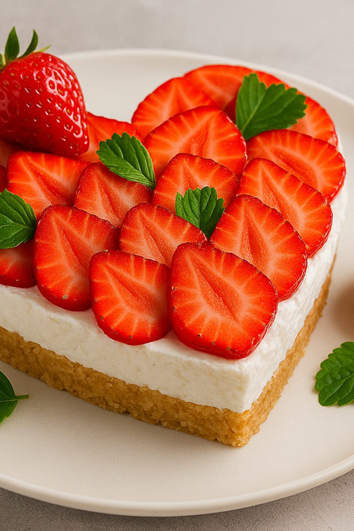 Slika jela 🍓 Srce od jagoda – jednostavan dezert bez pečenja ❤️