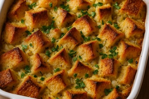🍞 Zapečeni doručak sa jajima i hlebom od juče 🔁