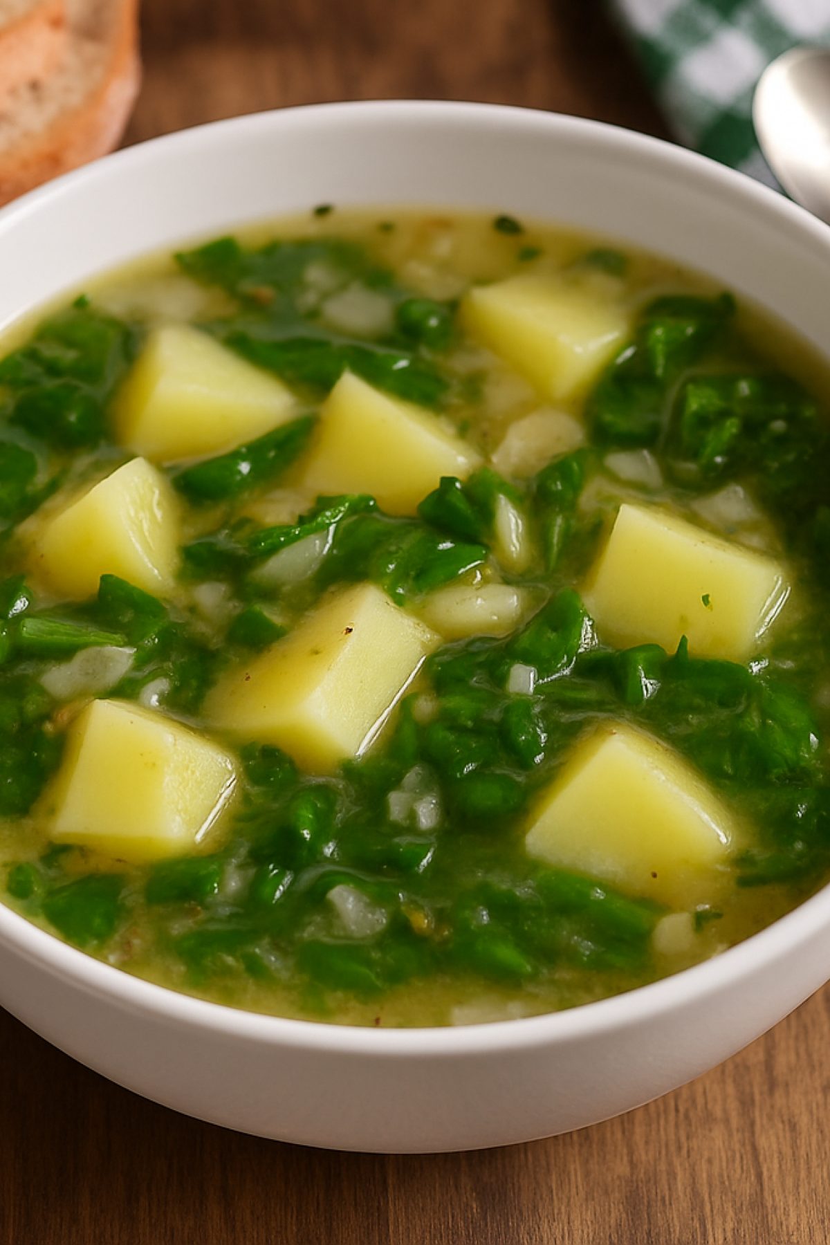 Slika jela 🥬 Čorba od zelja i krompira – lagana, domaća i gotova za 20 minuta