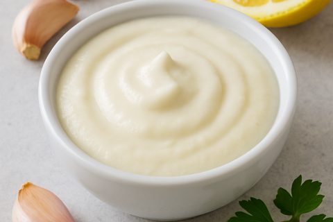 🧄 Beli posni sos sa belim lukom i limunom – kremasta svežina uz sve