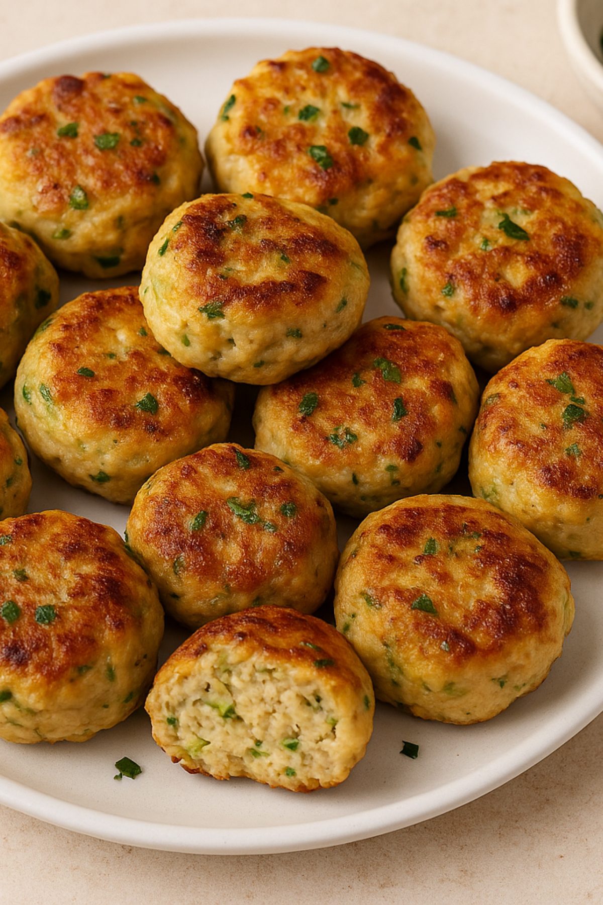 Slika jela 🍗 Polpete od piletine i tikvica – mekane, sočne i zlatno zapečene