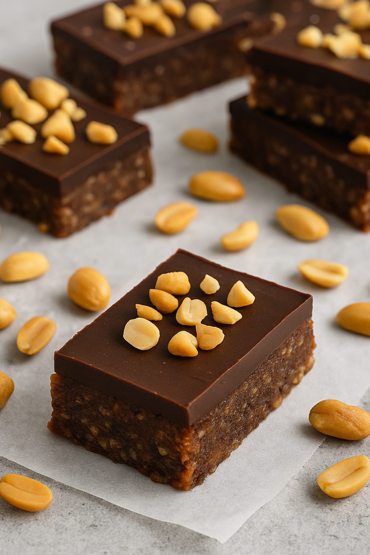 Slika jela 🍫 Posne čoko-kikiriki štanglice – energetski zalogaj bez pečenja