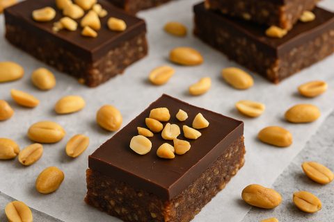 🍫 Posne čoko-kikiriki štanglice – energetski zalogaj bez pečenja