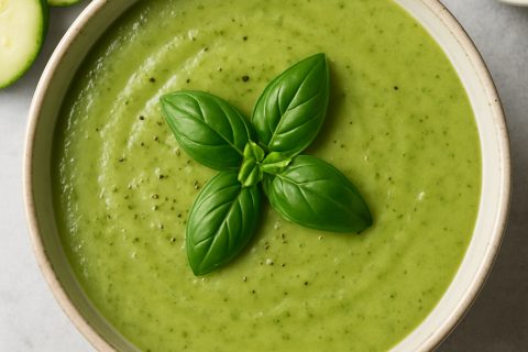 🥒 Krem čorba od tikvica i bosiljka – lagana, zelena i mirišljava