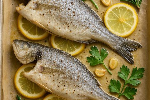 🐟 Orada iz rerne sa limunom i začinskim biljem – lagano, zdravo, sve miriše